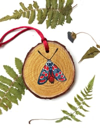 Image 1 of Moth Christmas Ornament 