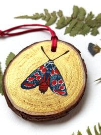 Image 3 of Moth Christmas Ornament 