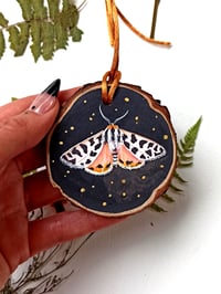 Image 1 of Moth & Stars Christmas Ornament 