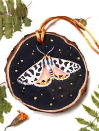 Image 2 of Moth & Stars Christmas Ornament 