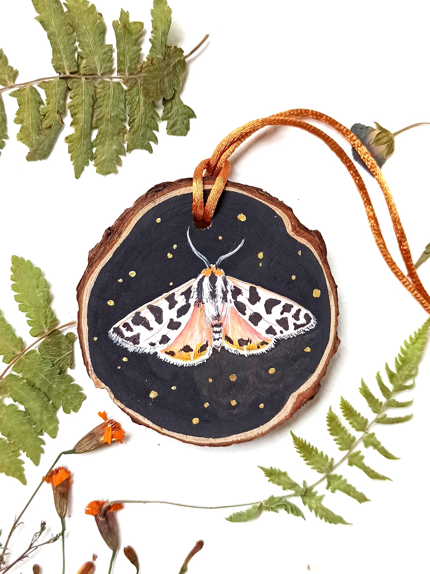 Image of Moth & Stars Christmas Ornament 
