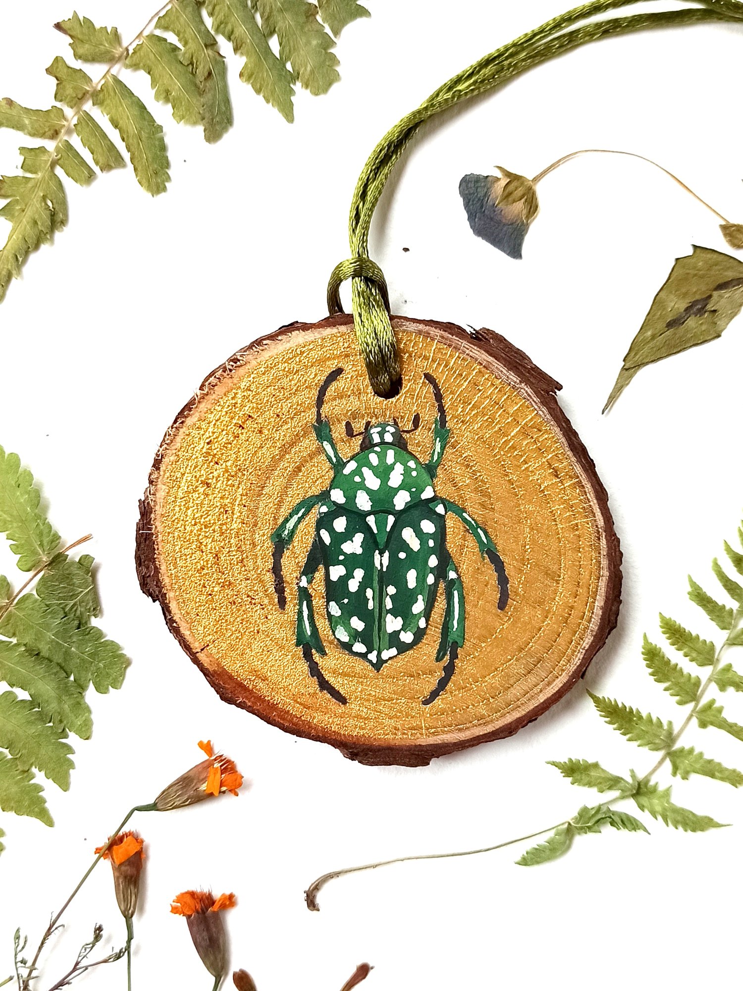 Image of Beetle Christmas Ornament 