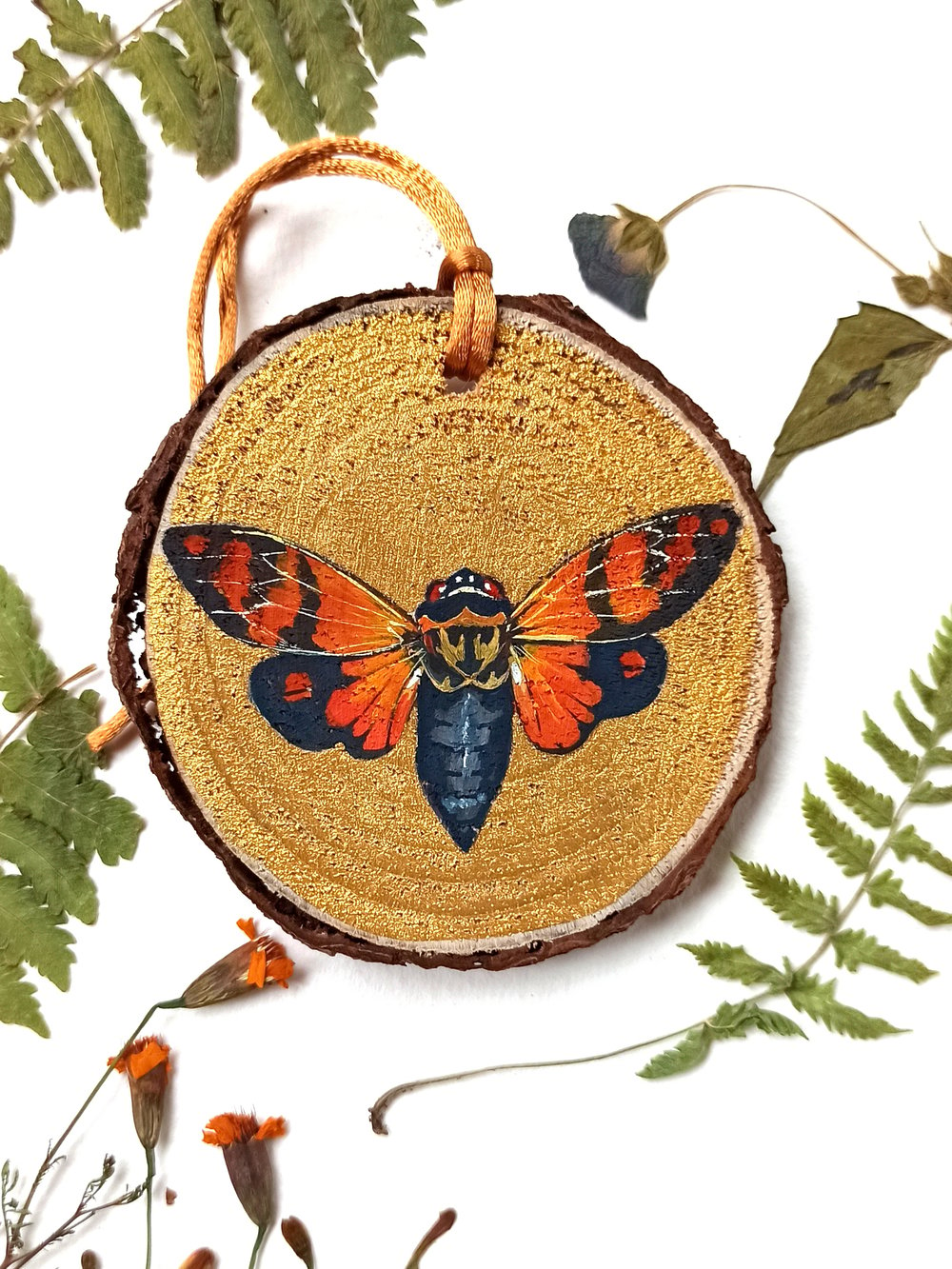 Image of Cicada Christmas Ornament 