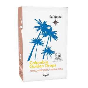 Image of golden drops - colombia - 10 compostable nespresso®*compatible capsules