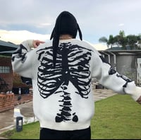 Image 1 of skull sweater