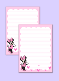 Image 1 of Minnie A5 Notepad