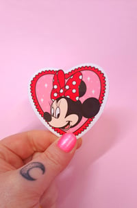 Image 2 of Minnie Heart Sticker
