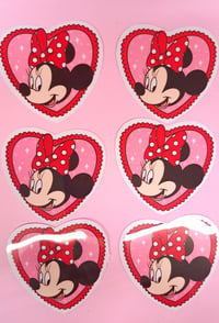 Image 3 of Minnie Heart Sticker