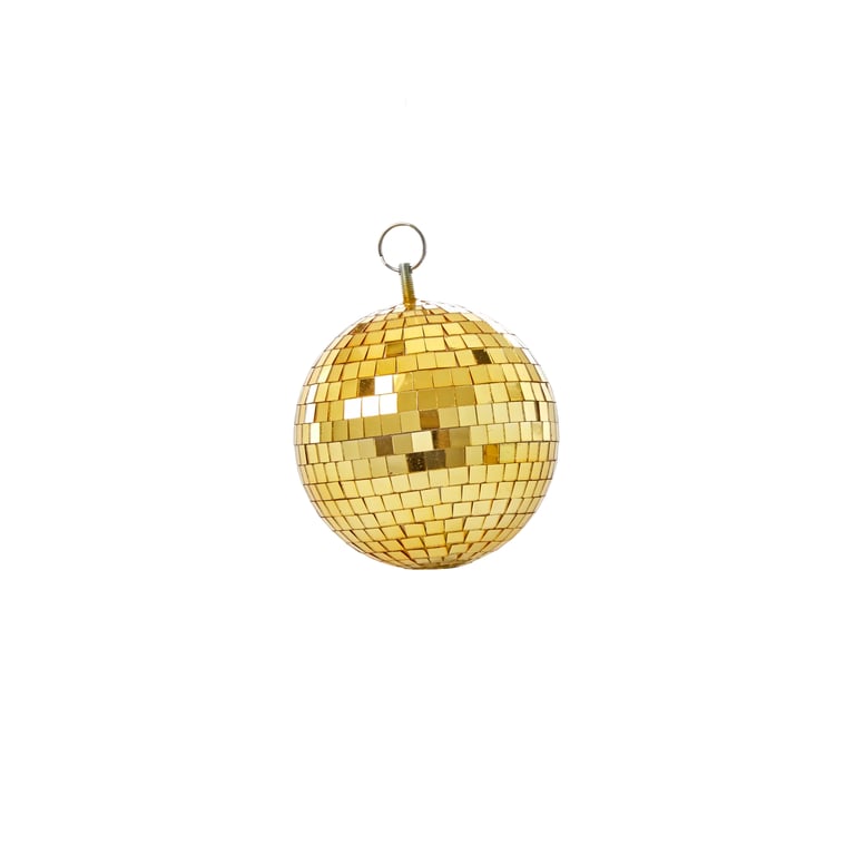 PETITE BOULE À FACETTES DORÉE