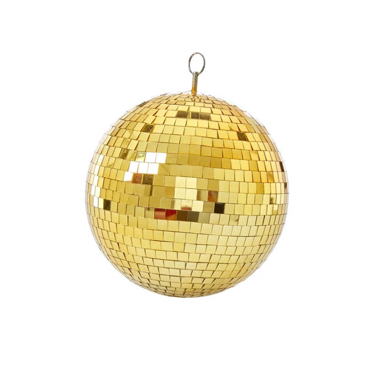 GRANDE BOULE À FACETTES DORÉE