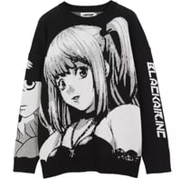 death note anime sweater