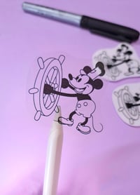 Image 1 of Transparent Mouse Sticker