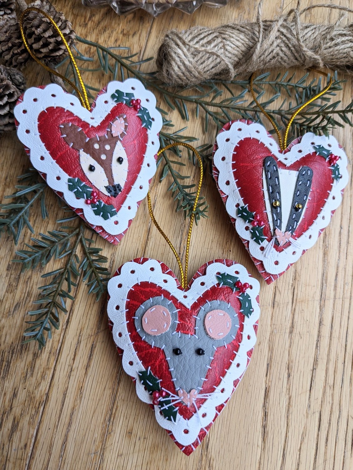 Image of Woodland Heart Decoration