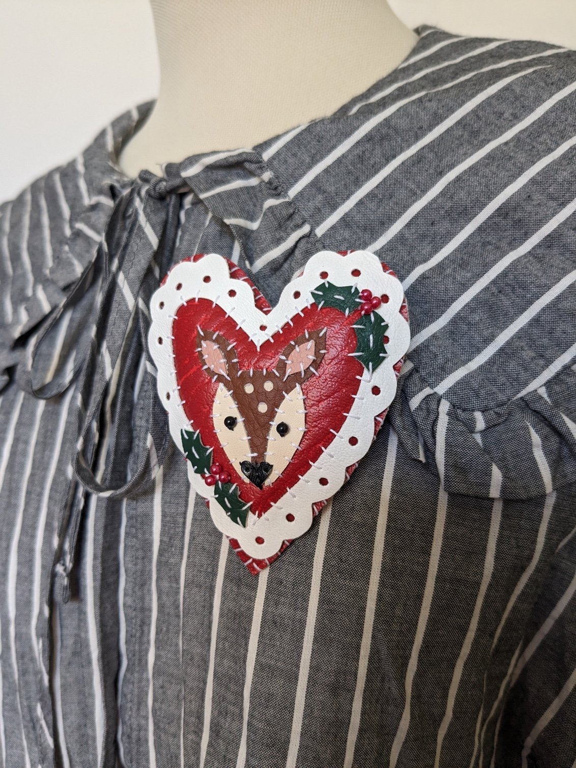 Image of Woodland Heart Brooch