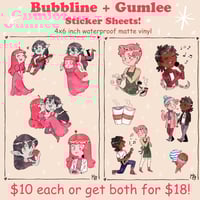 Image 3 of Bubbline & Gumlee Sticker Sheets