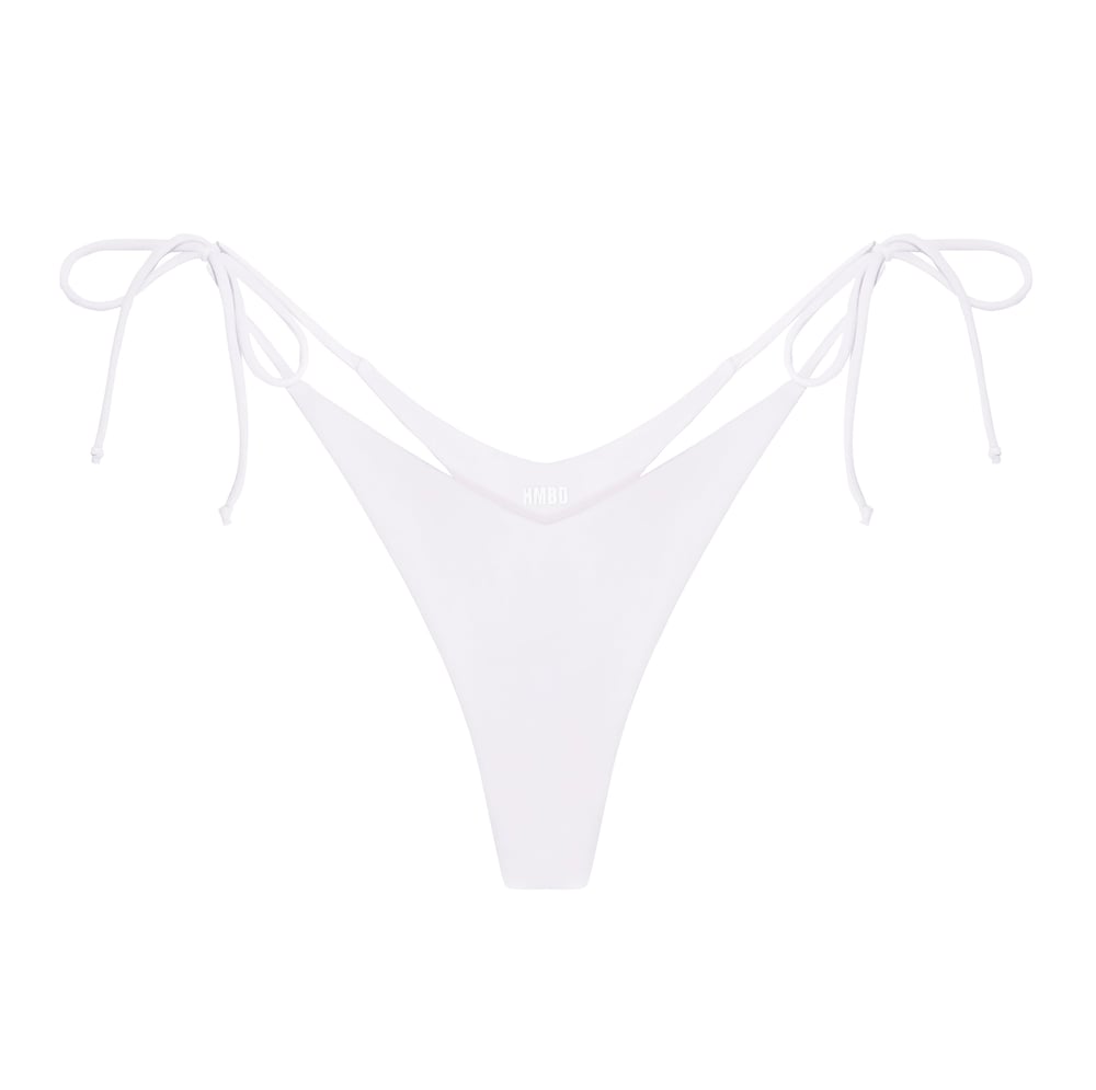 HMBD | WHITE MINI BIKINI THONG