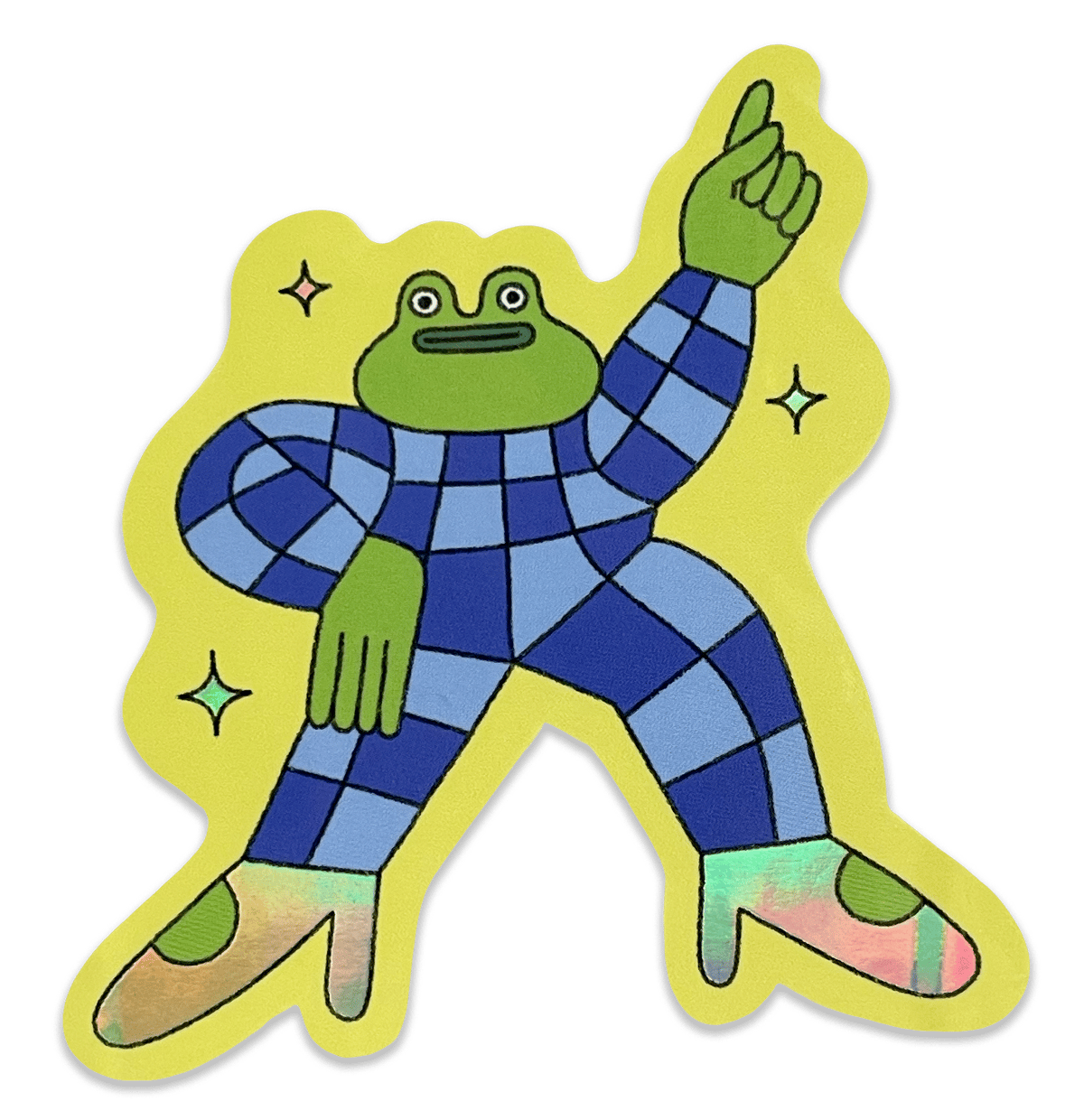 Image of Disco Frog Sticker 