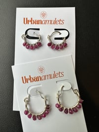 Image 4 of Ruby Swing Earrings