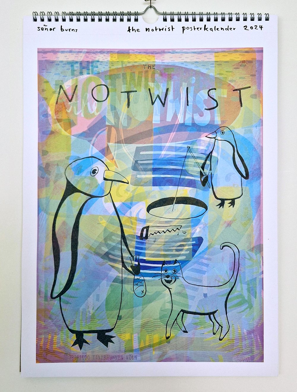 SEÑOR BURNS: THE NOTWIST POSTERKALENDER 2024
