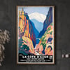 La Côte d'Azur ses Montagnes| Roger Broders | Vintage Travel Poster | Home Decor