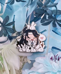 Image 1 of Lan Sizhui Bunny Pile (MDZS) - Enamel Pins