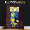 12"x16” Spooky Springfield Corner Art Print 130lb Gloss