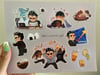 LARRY Normal Type Guy Sticker Sheet