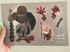 Gerudo Mastiff Sticker Sheet