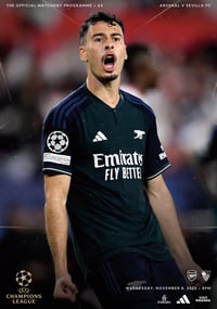 Image 1 of ARSENAL V SEVILLA | UEFA CHAMPIONS LEAGUE | WEDNESDAY, NOVEMBER 8