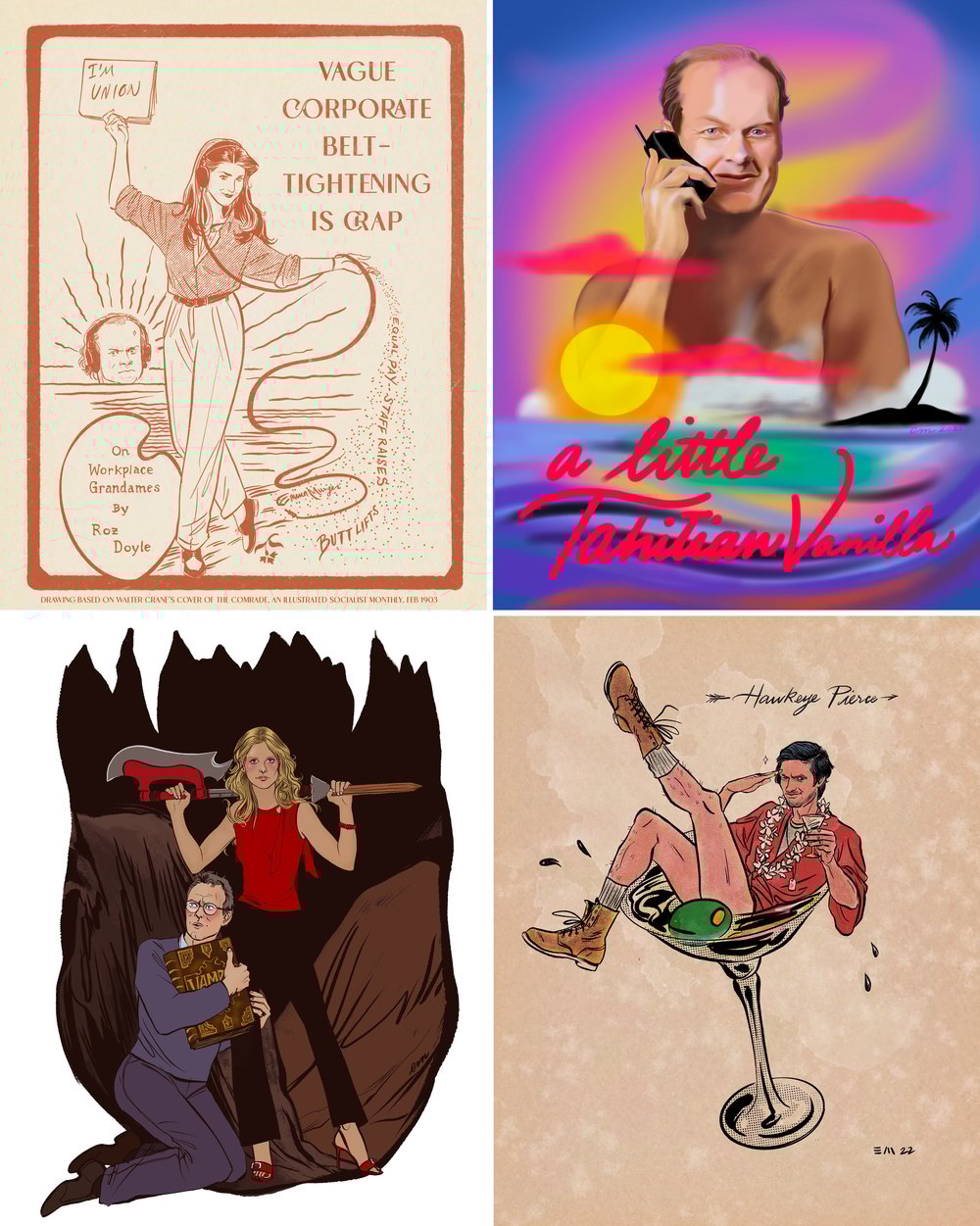 Image of TV & Movie Pin-up Prints!