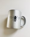 Manchester Worker Bee Mug in Silver 