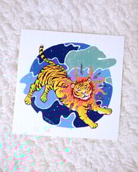 Image 1 of CELESTIAL TIGER PRINT