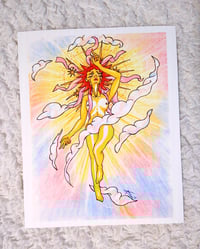 SOLAR GODDESS PRINT