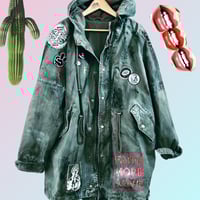 Image 3 of Focus ¥ viLLaGe punK ¥ IbiZa ¥ PARKA ¥ JaCket ¥ upCycliNg ¥ festiVal