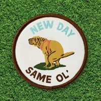 New Day woven patch