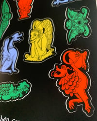 Image 4 of Gargoyle Sticker Sheet 