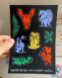 Image 1 of Gargoyle Sticker Sheet 
