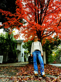 Image 3 of (Pre-Order) Mesh Cotton Long Sleeve Shirt (Off White)