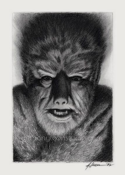 Image of The Wolfman original art