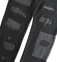 Image 4 of '05 Undercover "Arts & Crafts" Patchwork Sweatpants - M