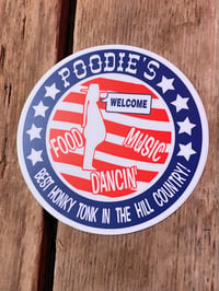 Image 2 of "Round" Poodies Sticker