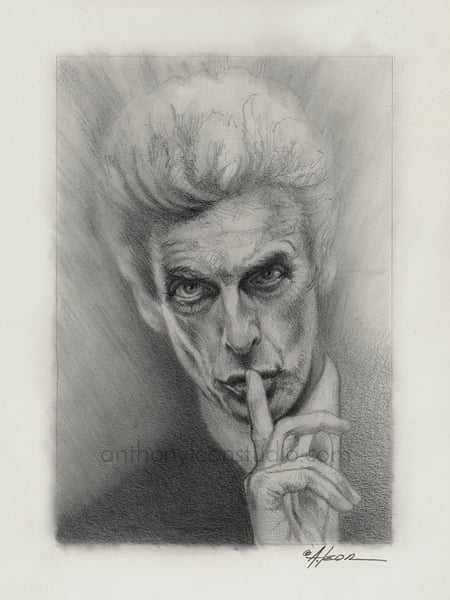 Image of Dr Who 12th original art