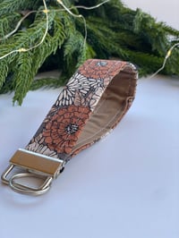 Image 2 of Fall Mums - Fabric Key Fobs 