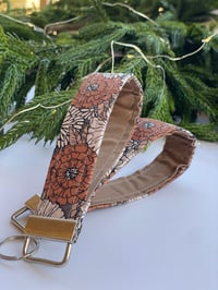 Image 4 of Fall Mums - Fabric Key Fobs 