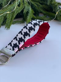 Image 1 of Houndstooth Fabric Key Fob 