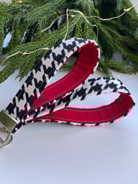 Image 2 of Houndstooth Fabric Key Fob 