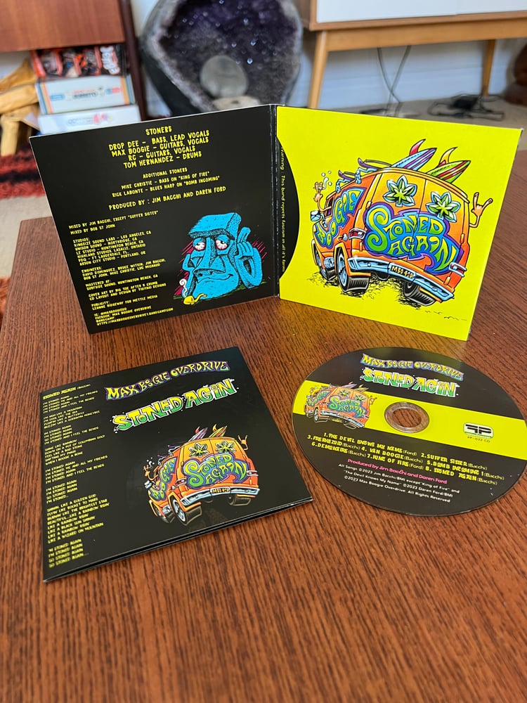 Image of Max Boogie Overdrive "Stoned Again"  CD 2023 