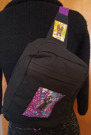 Image of Black with Dragon Lining and Cauldron patch