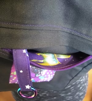 Image of Black with Dragon Lining and Cauldron patch