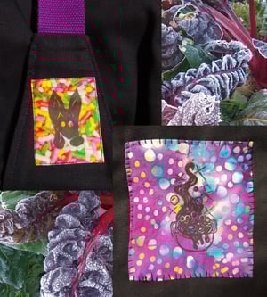 Image of Black with Dragon Lining and Cauldron patch